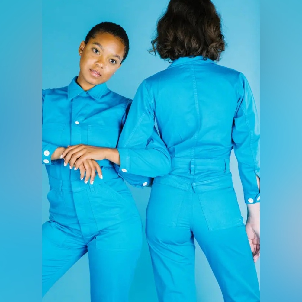 Big Bud Press Hawaiian Blue Jumpsuit